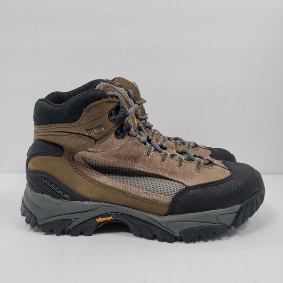 Vasque Mica Gore Shoes - Vasque Mica Gore - Tex Women's Brown Black Hiking Boots US Size 8.5 M
